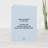 Honky tonk Feiertagskarte (Rückseite)