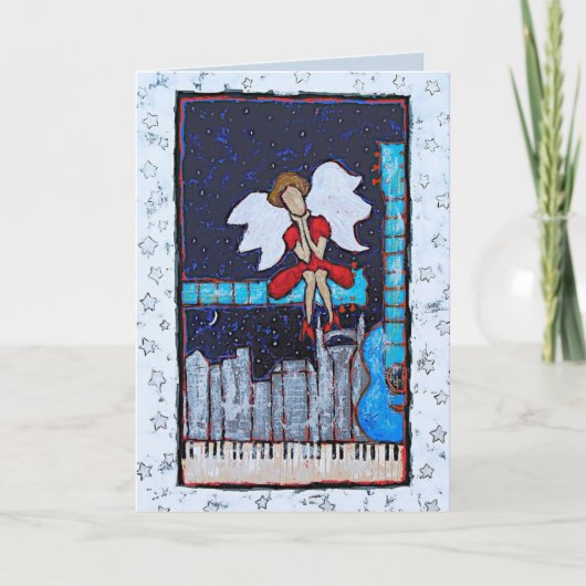 Honky tonk Feiertagskarte (Vorderseite)