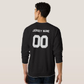 Honky Tonk Heat Jersey Style Sweater Sweatshirt (Schwarz voll)