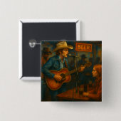 Honky-Tonk-Nächte Button (Vorne & Hinten)