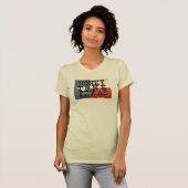 Honky Tonk Texas Vintage Flagge T-Shirt (Vorne ganz)