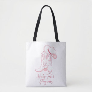 Honky Tonk und Hangovers Design   Cowboy Stiefel Tasche