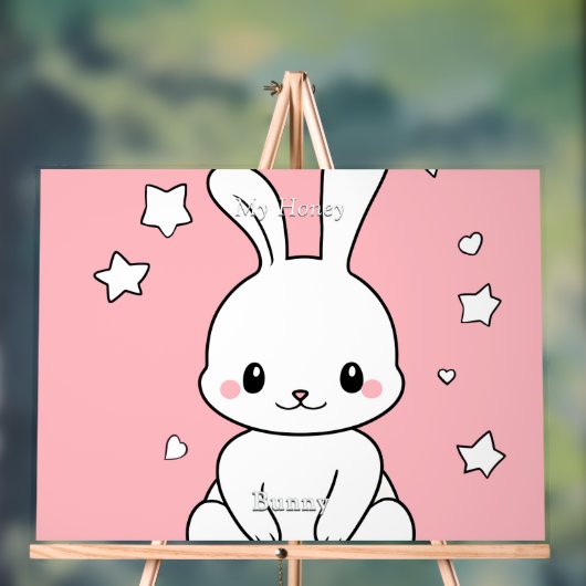 Honney Bunny Acrylschild (Neutral)