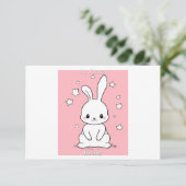 Honney Bunny Dankeskarte (Stehend Vorderseite)