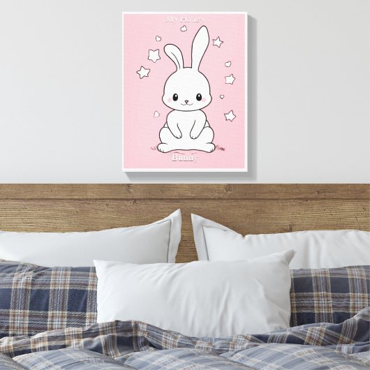 Honney Bunny Leinwanddruck (Insitu (Schlafzimmer))