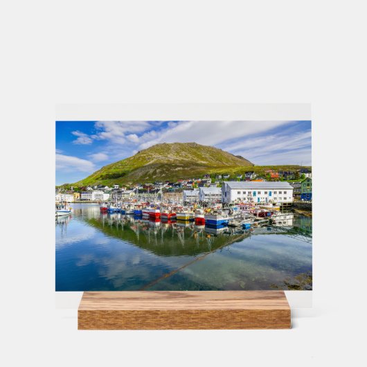 Honningsvag am Nordkapp Acrylschild (Vorderseite)