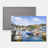Honningsvag am Nordkapp Magnet (Vorderseite/Rückseite)