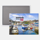 Honningsvåg Magnet (Vorderseite/Rückseite)