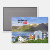 Honningsvåg Magnet (Vorderseite/Rückseite)