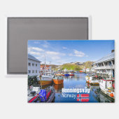 Honningsvåg Magnet (Vorderseite/Rückseite)