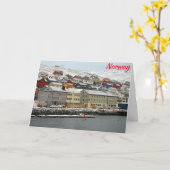 Honningsvåg, Norwegen Karte (Gelbe Blume)