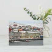 Honningsvag, Norwegen-Karte (Stehend Vorderseite)