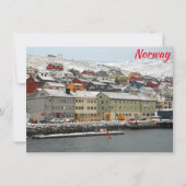 Honningsvag, Norwegen-Karte (Vorderseite)