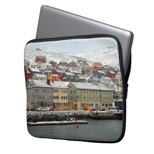 Honningsvåg, Norwegen Laptopschutzhülle (Vorderseite Links)