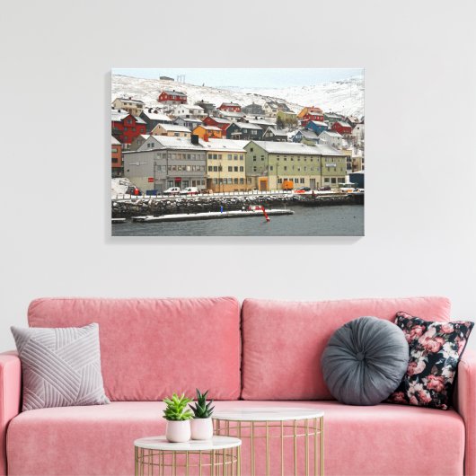 Honningsvåg, Norwegen Leinwanddruck (Insitu (Wohnzimmer))