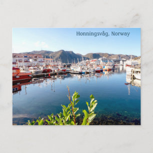 Honningsvag, Norwegen, Postcard Postkarte