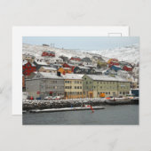 Honningsvåg, Norwegen Postkarte (Vorne/Hinten)