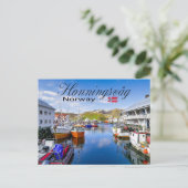 Honningsvåg Postkarte (Stehend Vorderseite)