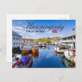 Honningsvåg Postkarte (Vorne/Hinten)