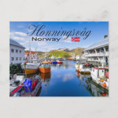 Honningsvåg Postkarte (Vorderseite)