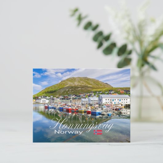 Honningsvåg Postkarte (Stehend Vorderseite)