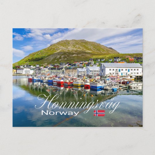 Honningsvåg Postkarte (Vorderseite)