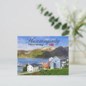 Honningsvåg Postkarte (Stehend Vorderseite)
