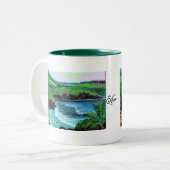 honolua Bucht 1 Zweifarbige Tasse (Vorderseite Links)