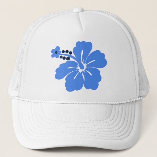 Honolua Hibiskus Tropical Trucker Hats Truckerkappe (Vorderseite)
