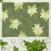 Honolua Plumeria Hawaiian Tropical Print Handtuch (Gefaltet)