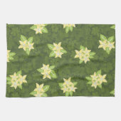 Honolua Plumeria Hawaiian Tropical Print Handtuch (Horizontal)