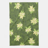 Honolua Plumeria Hawaiian Tropical Print Handtuch (Vertikal)