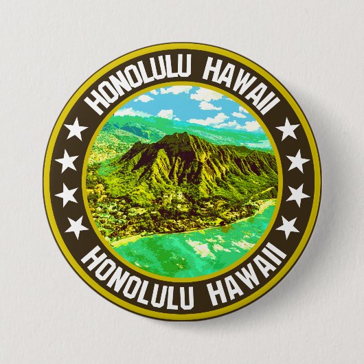 Honolulu Button (Vorderseite)