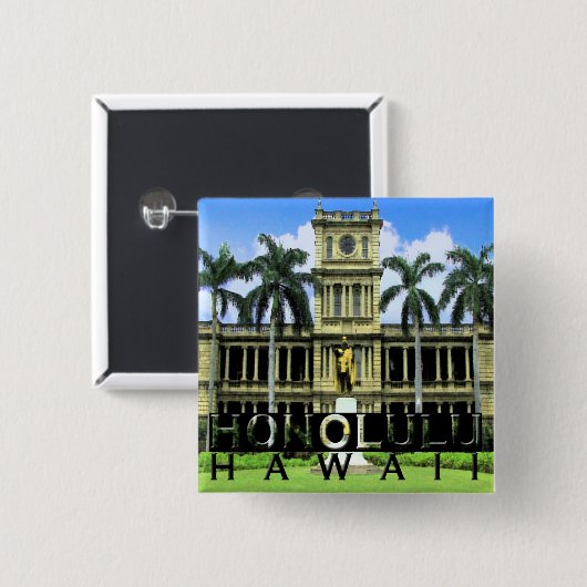 Honolulu Button (Vorne & Hinten)