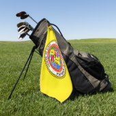 Honolulu City Flag Golf Handtuch (Gras)