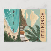 Honolulu: Diamond Head Beach Paradise Postkarte (Vorderseite)