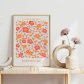 Honolulu Flower Market Botanischer Garten Poster