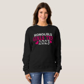 Honolulu Girls Trip 2023 Women's Bachelorette Par Sweatshirt (Vorne ganz)