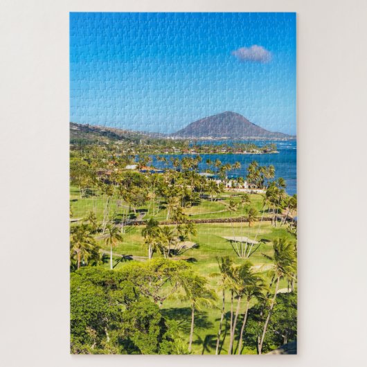 Honolulu Golfplatz Foto Puzzle (Vertikal)