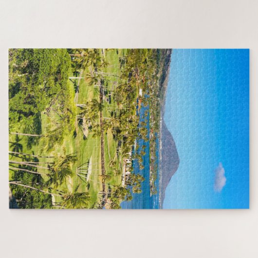 Honolulu Golfplatz Foto Puzzle (Horizontal)