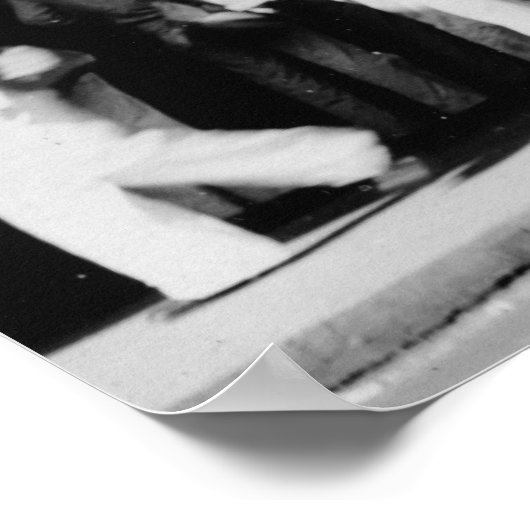 Honolulu, HA - Ansicht des Honolulu Poster (Ecke)