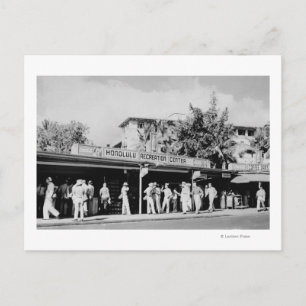 Honolulu, HA - Ansicht des Honolulu Postkarte