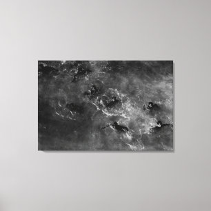 Honolulu, ha - Tauchjungen nähern sich Leinwanddruck