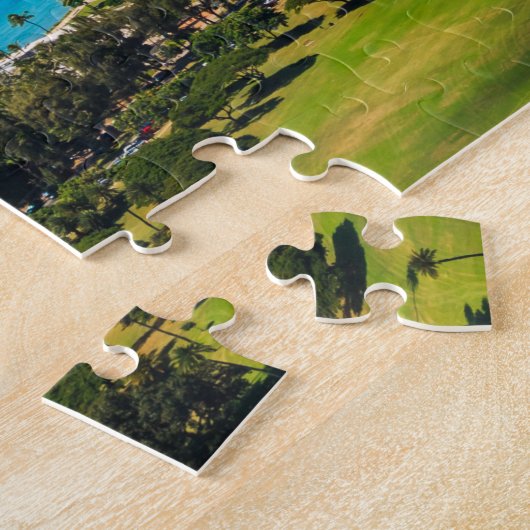 Honolulu, Hawai, Waikiki Beach. Puzzle (Seite)