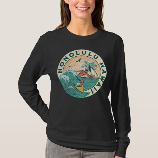 Honolulu Hawaii 2 T-Shirt (Vorderseite)