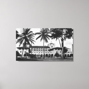 Honolulu, Hawaii-Ansicht bundesstaatlichen Gbd und Leinwanddruck