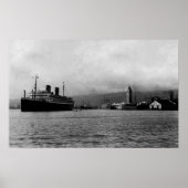 Honolulu, Hawaii - Ansicht von Honolulu Poster (Vorne)