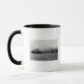 Honolulu, Hawaii - Ansicht von Honolulu Tasse (Links)