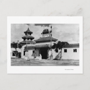 Honolulu, Hawaii - Ansicht von Lau Yee Chai Postkarte