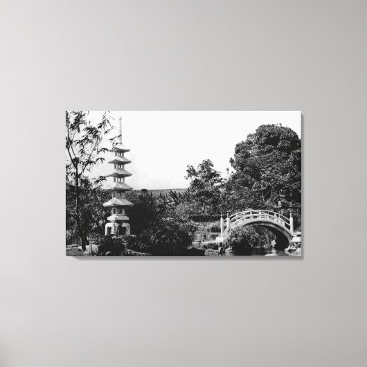 Honolulu, Hawaii - Aussicht auf den Moanolua-Garte Leinwanddruck (Vorderseite)